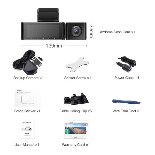 ZEEPIN RS300 WiFi Hidden Dash Cam – Pharvec